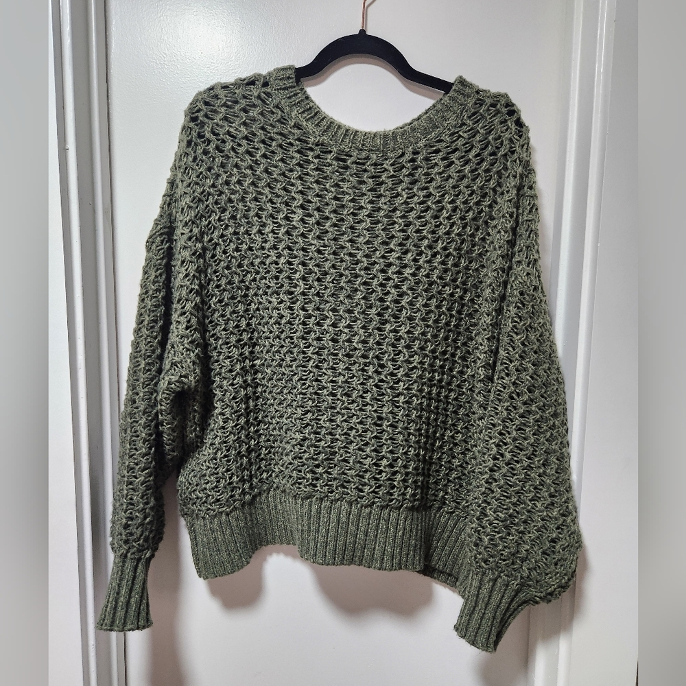 Torrid Green Knit Sweater